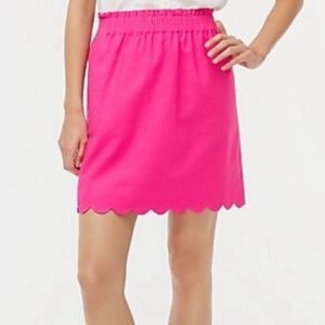 J. Crew scalloped sidewalk skirt NWT